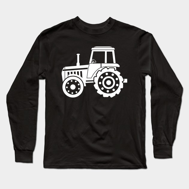 Tractor - Farm tractor driver Long Sleeve T-Shirt by KC Happy Shop